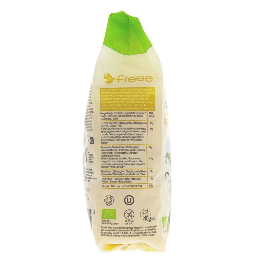Freee Organic Maize and Rice Fusilli Gluten Free Pasta 500g - Doves Farm - Pasta - Doves Farm
