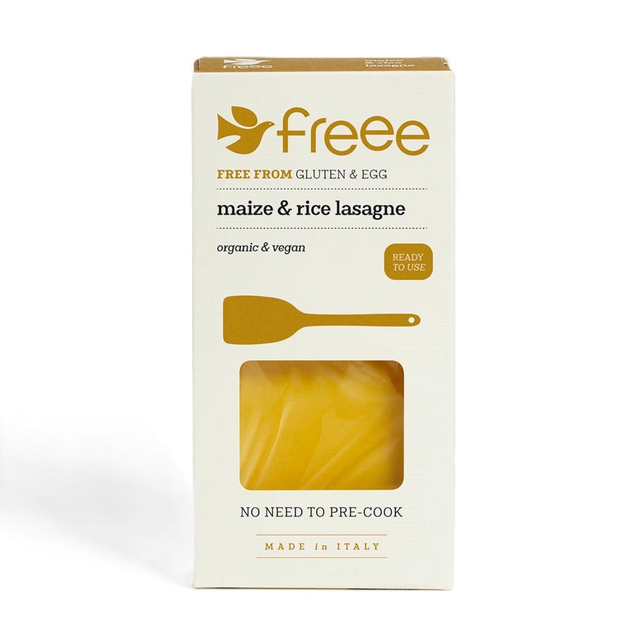 Freee Organic Maize and Rice Lasagne Gluten Free Pasta 250g - Doves Farm - Pasta - Eco Natural Products