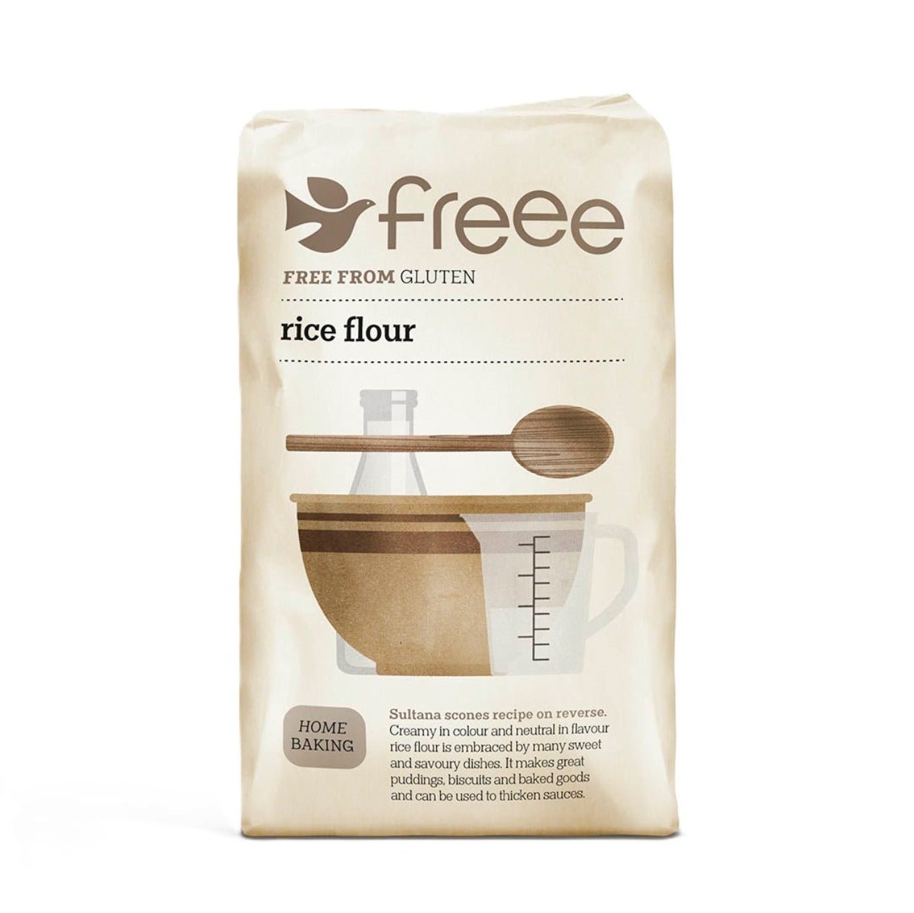 Freee Rice Gluten Free Flour 1kg - Eco Natural Products - Doves Farm - Flour