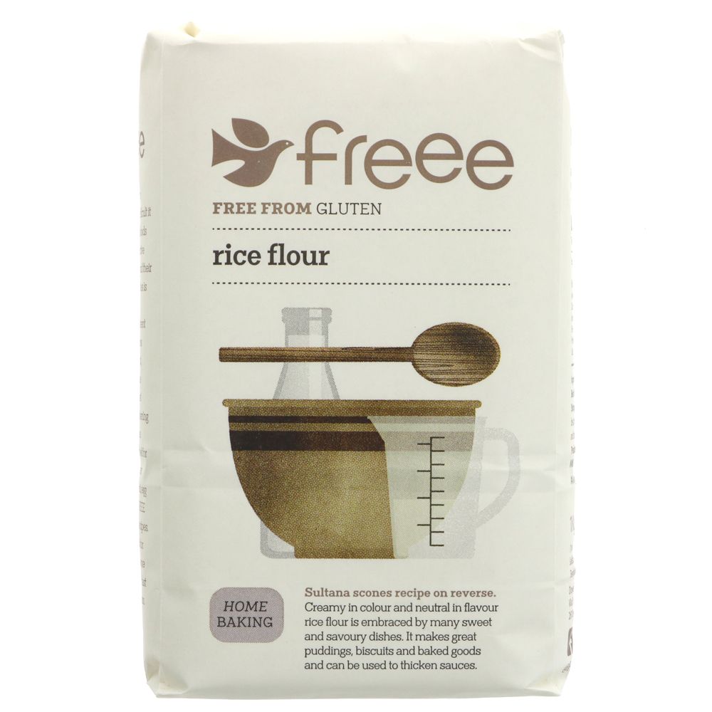 Freee Rice Gluten Free Flour 1kg - Eco Natural Products - Doves Farm - Flour