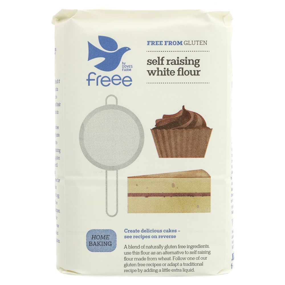 Freee Self Raising Gluten Free White Flour 1kg - Doves Farm - Flour - Eco Natural Products
