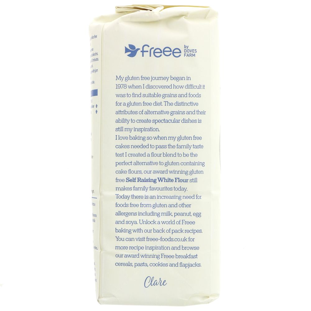 Freee Self Raising Gluten Free White Flour 1kg - Doves Farm - Flour - Eco Natural Products