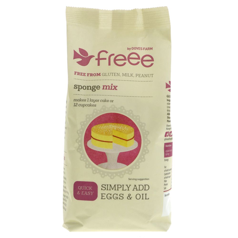 Freee Sponge Gluten Free Mix 350g - Doves Farm - Mix - Eco Natural Products