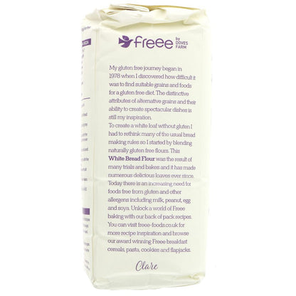 Freee White Bread Gluten Free Flour 1kg - Doves Farm - Flour - Eco Natural Products
