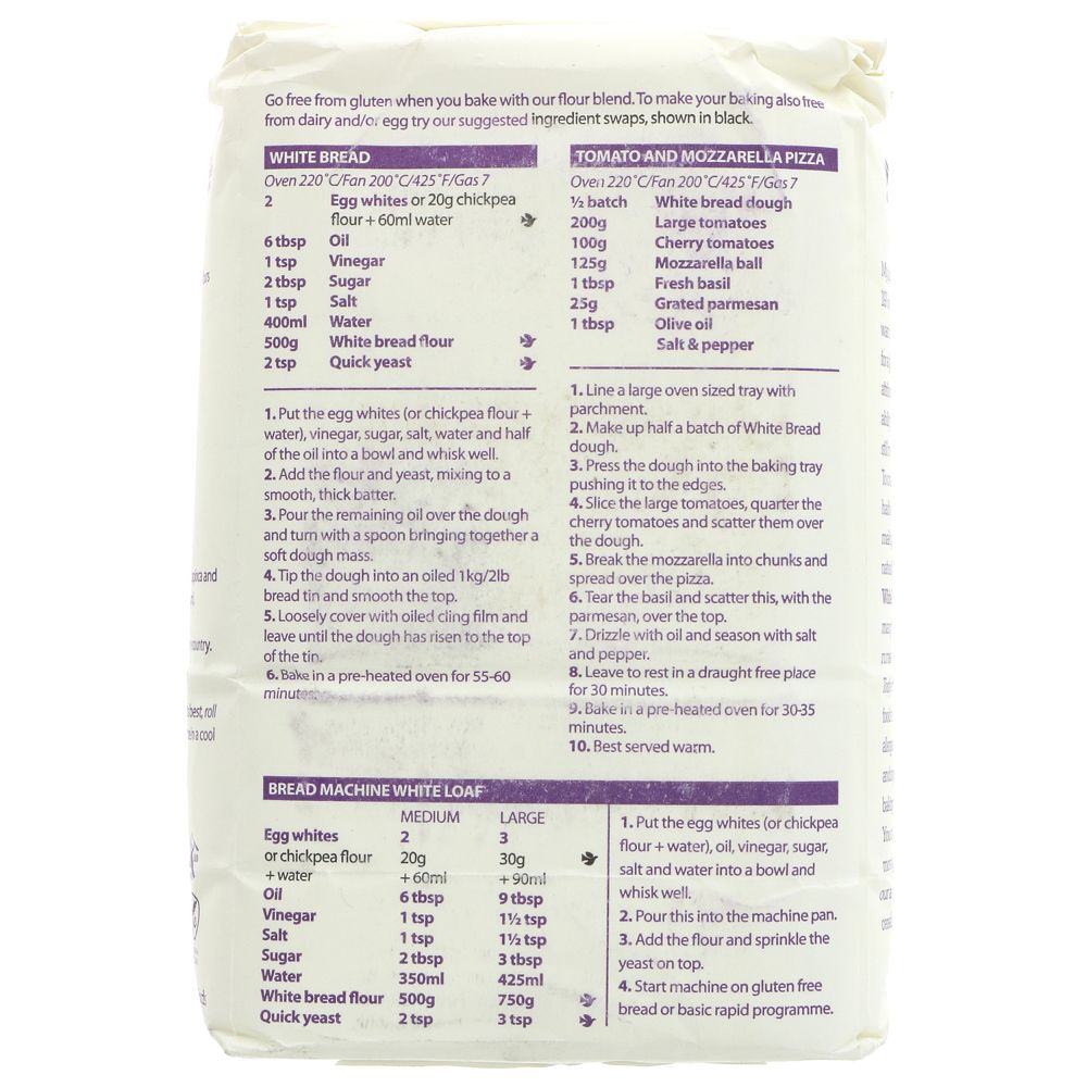 Freee White Bread Gluten Free Flour 1kg - Doves Farm - Flour - Eco Natural Products