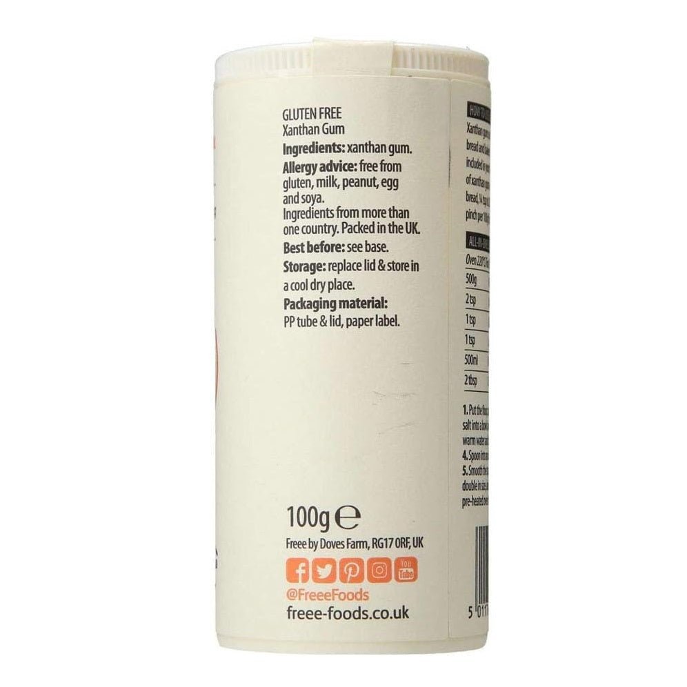 Freee Xanthan Gum Gluten Free 100g - Doves Farm - Eco Natural Products
