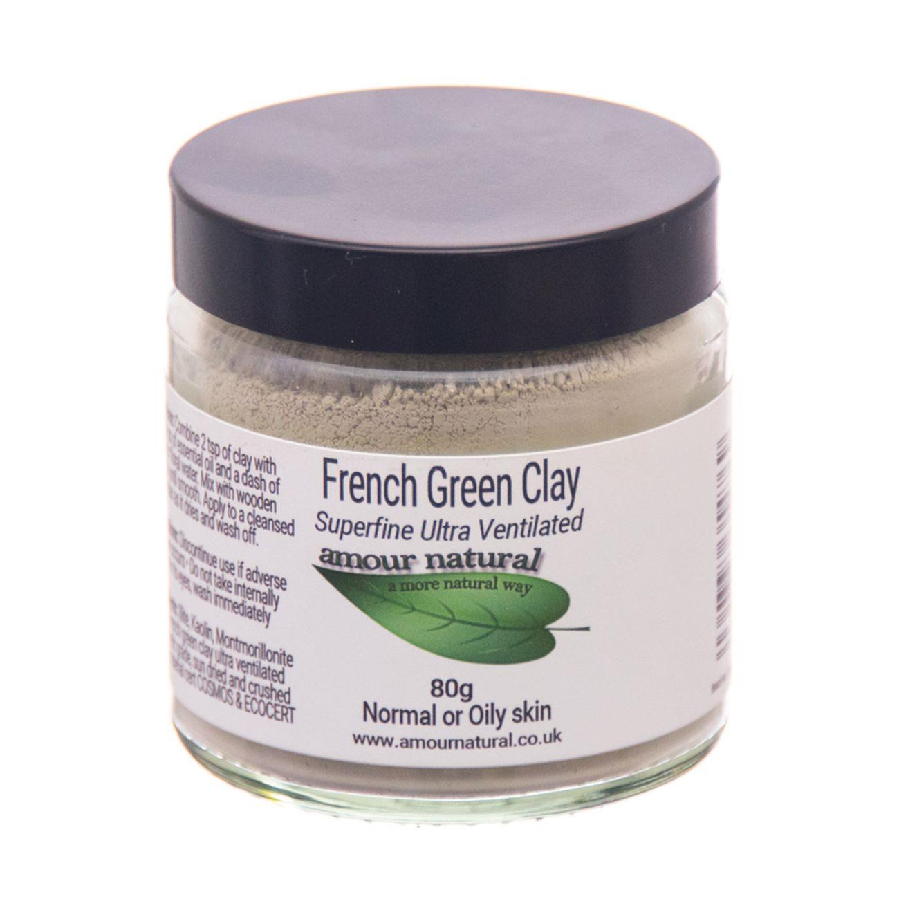 French Green Clay 80g - Amour Natural - Clay Powder - Eco Natural Products