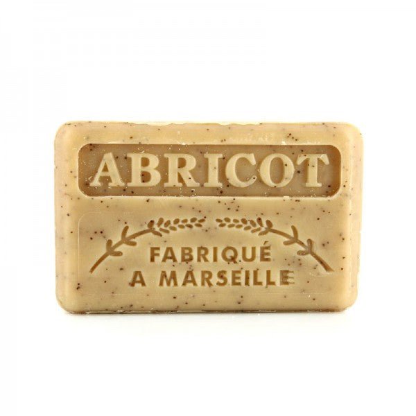 French Marseille Soap Abricot (Apricot) 125g - Eco Natural Products - FouFour - Savon de Marseille - Bar Soap