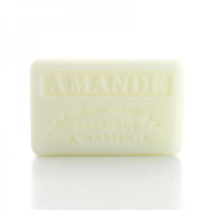 French Marseille Soap Amande (Almond) 125g - FouFour - Savon de Marseille - Bar Soap - Eco Natural Products