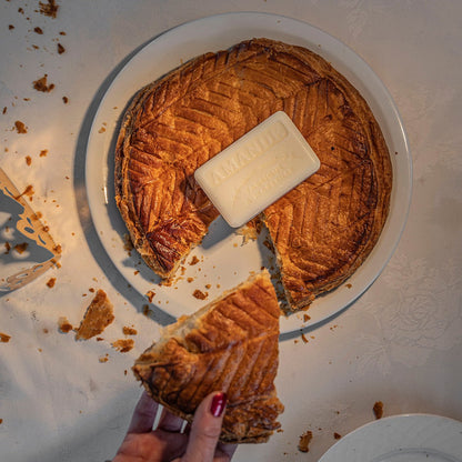 French Marseille Soap Amande (Almond) 125g - FouFour - Savon de Marseille - Bar Soap - Eco Natural Products