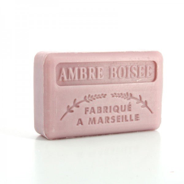 French Marseille Soap Ambre Boisee (Woody Amber) 125g - FouFour - Savon de Marseille - Bar Soap - Eco Natural Products