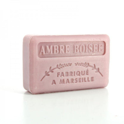 French Marseille Soap Ambre Boisee (Woody Amber) 125g - FouFour - Savon de Marseille - Bar Soap - Eco Natural Products