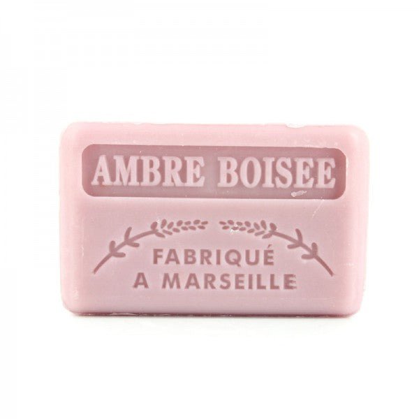 French Marseille Soap Ambre Boisee (Woody Amber) 125g - Eco Natural Products - FouFour - Savon de Marseille - Bar Soap