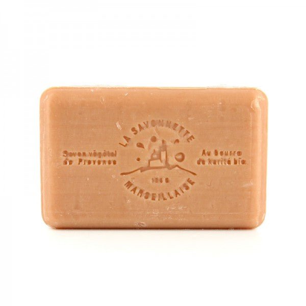 French Marseille Soap Argile Rouge (Red Clay) 125g - Eco Natural Products - FouFour - Savon de Marseille - Bar Soap