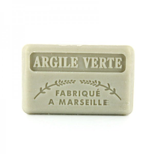 French Marseille Soap Argile Verte (Green Clay) 125g - FouFour - Savon de Marseille - Bar Soap - Eco Natural Products