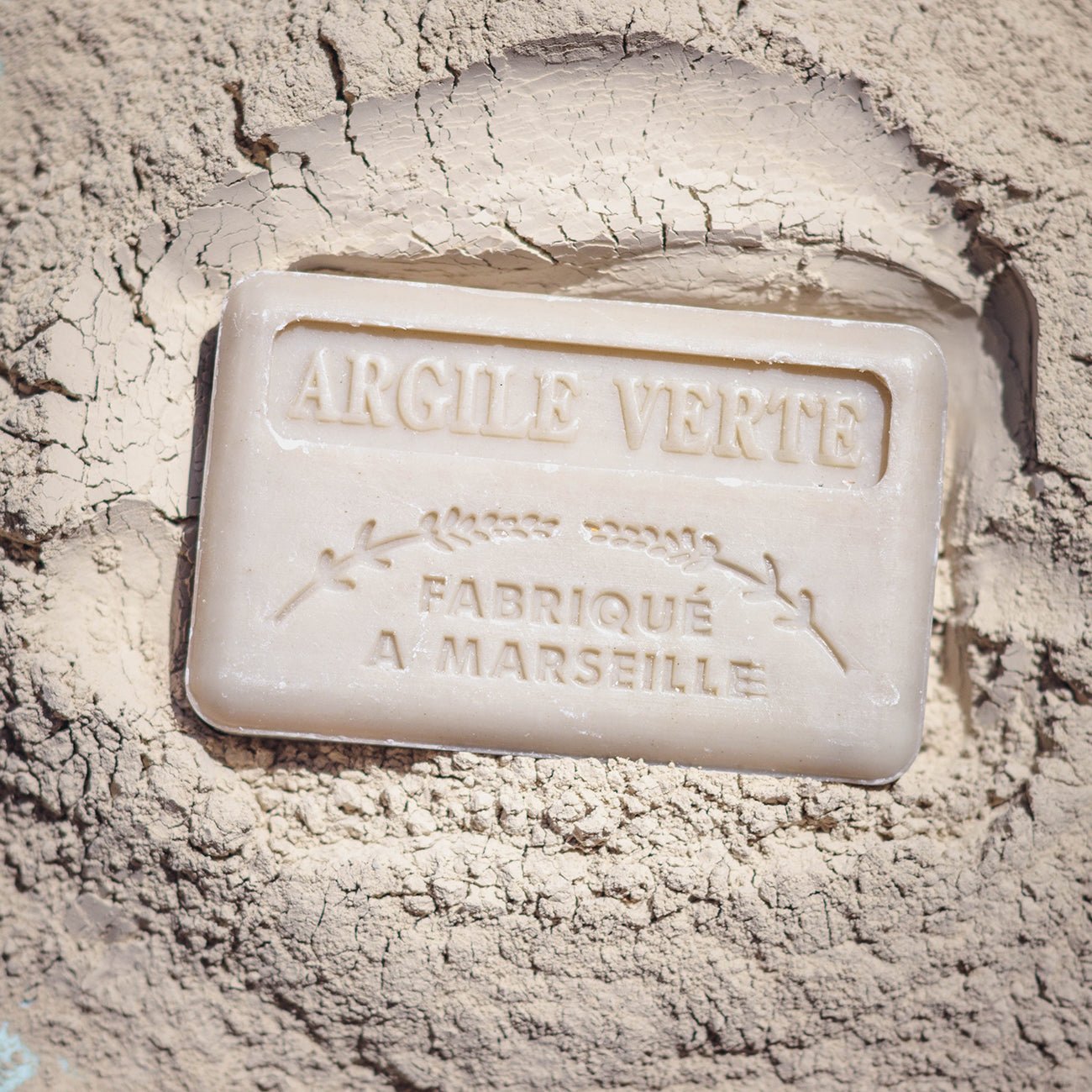French Marseille Soap Argile Verte (Green Clay) 125g - FouFour - Savon de Marseille - Bar Soap - Eco Natural Products
