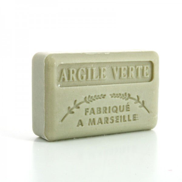 French Marseille Soap Argile Verte (Green Clay) 125g - FouFour - Savon de Marseille - Bar Soap - Eco Natural Products