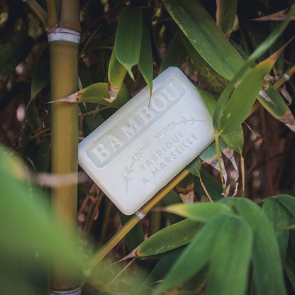 French Marseille Soap Bambou (Bamboo) 125g - FouFour - Savon de Marseille - Bar Soap - Eco Natural Products