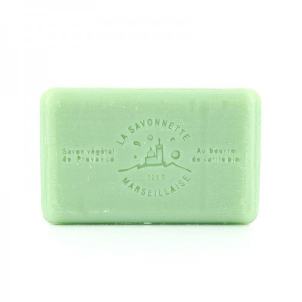 French Marseille Soap Basilic (Basil) 125g - Eco Natural Products - FouFour - Savon de Marseille - Bar Soap