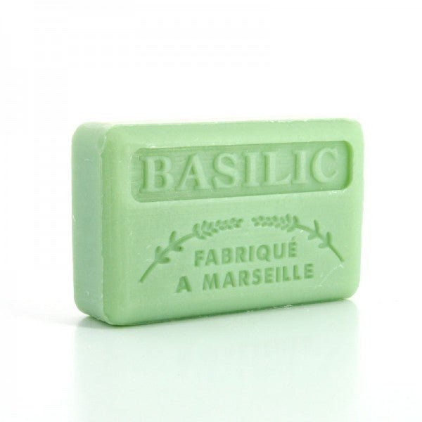 French Marseille Soap Basilic (Basil) 125g - Eco Natural Products - FouFour - Savon de Marseille - Bar Soap