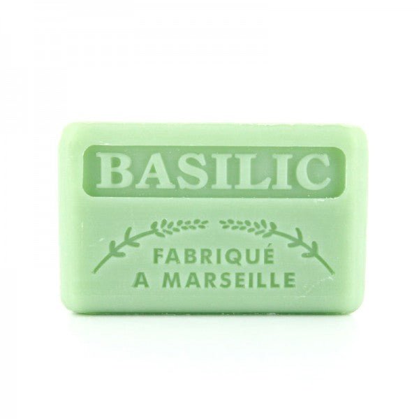 French Marseille Soap Basilic (Basil) 125g - FouFour - Savon de Marseille - Bar Soap - Eco Natural Products