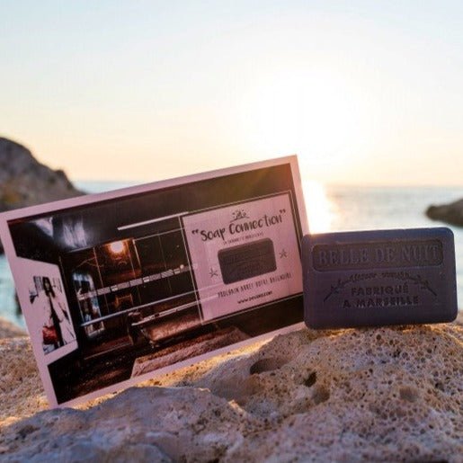 French Marseille Soap Belle de Nuit (Beauty of the Night) 125g - FouFour - Savon de Marseille - Bar Soap - Eco Natural Products