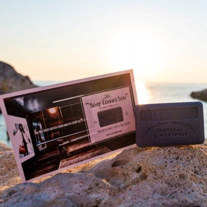 French Marseille Soap Belle de Nuit (Beauty of the Night) 125g - FouFour - Savon de Marseille - Bar Soap - Eco Natural Products