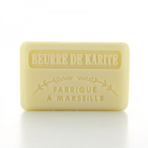 French Marseille Soap Beurre de Karite (Shea Butter) 125g - Eco Natural Products - FouFour - Savon de Marseille - Bar Soap