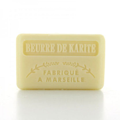 French Marseille Soap Beurre de Karite (Shea Butter) 125g - FouFour - Savon de Marseille - Bar Soap - Eco Natural Products