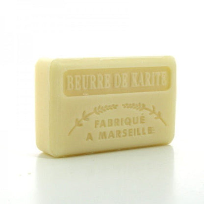 French Marseille Soap Beurre de Karite (Shea Butter) 125g - FouFour - Savon de Marseille - Bar Soap - Eco Natural Products