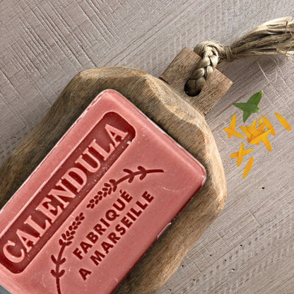 French Marseille Soap Calendula 125g - FouFour - Savon de Marseille - Bar Soap - Eco Natural Products