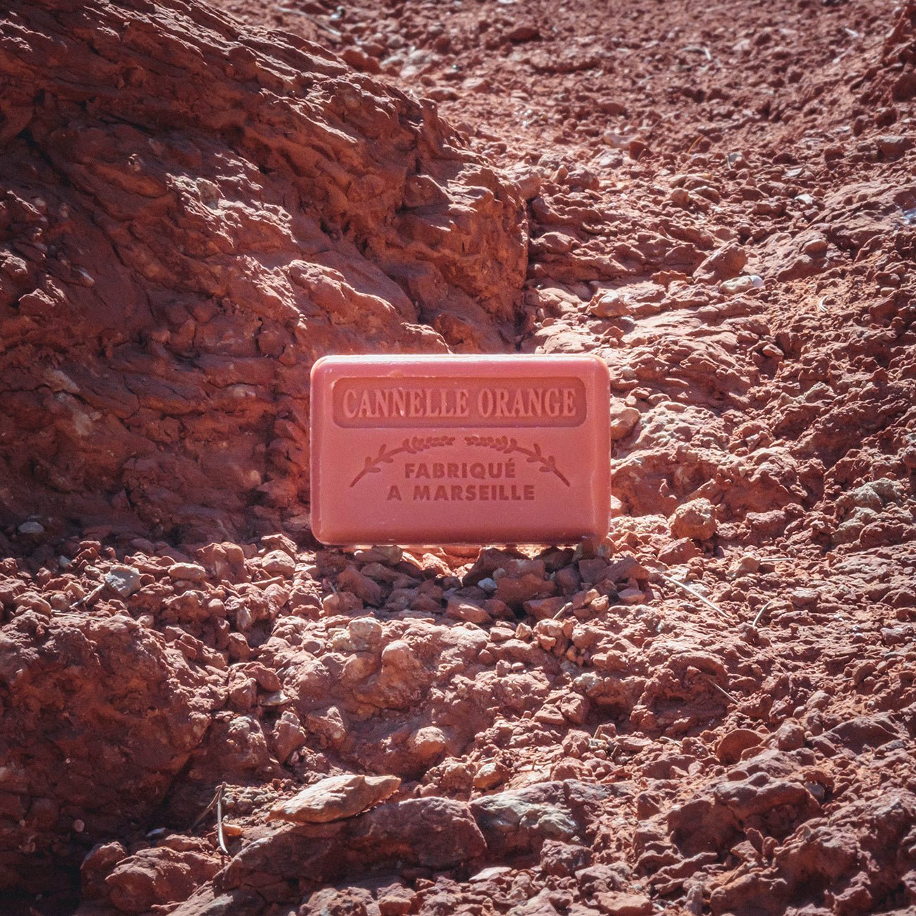 French Marseille Soap Cannelle Orange (Cinnamon Orange) 125g - FouFour - Savon de Marseille - Bar Soap - Eco Natural Products