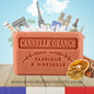 French Marseille Soap Cannelle Orange (Cinnamon Orange) 125g - FouFour - Savon de Marseille - Bar Soap - Eco Natural Products