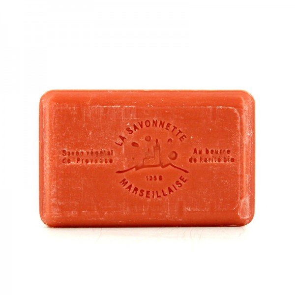 French Marseille Soap Cannelle Orange (Cinnamon Orange) 125g - FouFour - Savon de Marseille - Bar Soap - Eco Natural Products