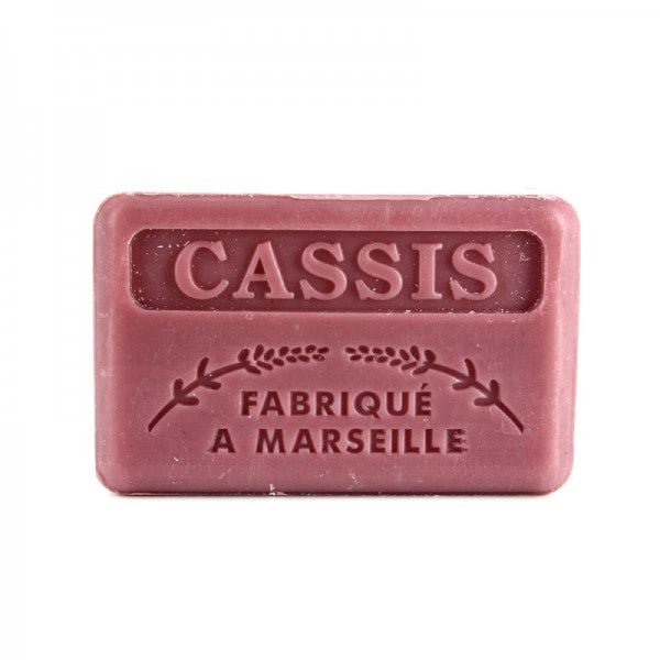 French Marseille Soap Cassis (Blackcurrant) 125g - Eco Natural Products - FouFour - Savon de Marseille - Bar Soap