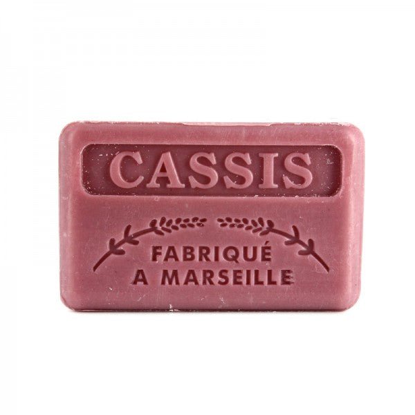 French Marseille Soap Cassis (Blackcurrant) 125g - FouFour - Savon de Marseille - Bar Soap - Eco Natural Products