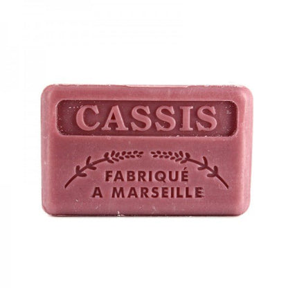 French Marseille Soap Cassis (Blackcurrant) 125g - FouFour - Savon de Marseille - Bar Soap - Eco Natural Products