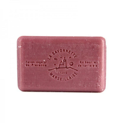 French Marseille Soap Cassis (Blackcurrant) 125g - FouFour - Savon de Marseille - Bar Soap - Eco Natural Products