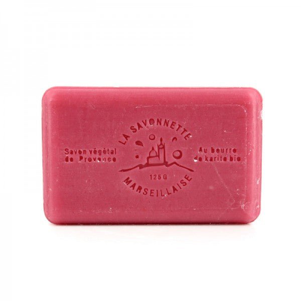 French Marseille Soap Cerise (Cherry) 125g - Eco Natural Products - FouFour - Savon de Marseille - Bar Soap