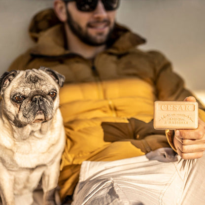 French Marseille Soap Cesar (Caesar) 125g - FouFour - Savon de Marseille - Bar Soap - Eco Natural Products