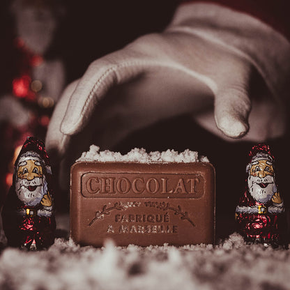 French Marseille Soap Chocolat (Chocolate) 125g - FouFour - Savon de Marseille - Bar Soap - Eco Natural Products