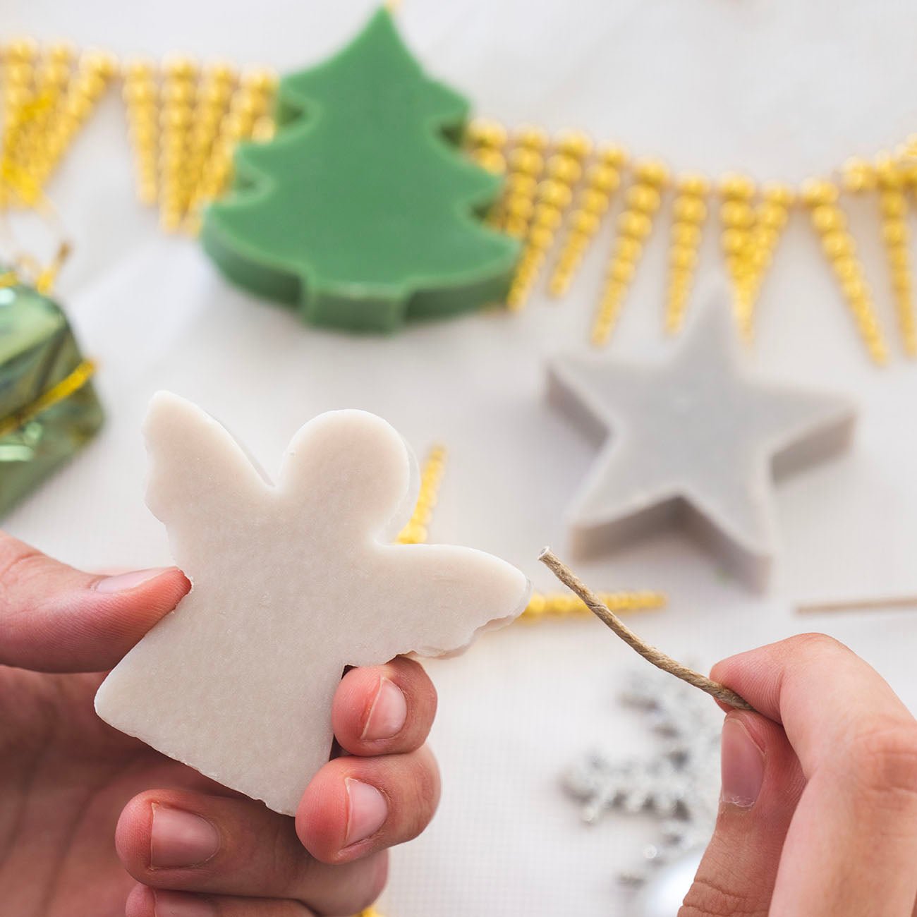 French Marseille Soap Christmas Ange 'Mamam' (Angel 'Mummy') 50g - FouFour - Savon de Marseille - Bar Soap - Eco Natural Products