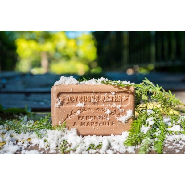 French Marseille Soap Christmas Gold Marron Glace (Glazed Chestnuts) 125g - FouFour - Savon de Marseille - Bar Soap - Eco Natural Products