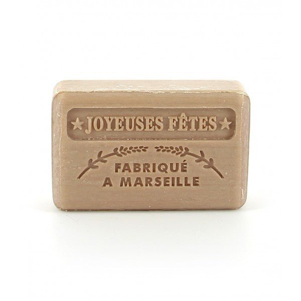 French Marseille Soap Christmas Gold Marron Glace (Glazed Chestnuts) 125g - FouFour - Savon de Marseille - Bar Soap - Eco Natural Products