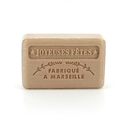 French Marseille Soap Christmas Gold Marron Glace (Glazed Chestnuts) 125g - FouFour - Savon de Marseille - Bar Soap - Eco Natural Products