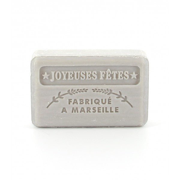 French Marseille Soap Christmas Silver Parfum Festif (Festive Scent) 125g - FouFour - Savon de Marseille - Bar Soap - Eco Natural Products
