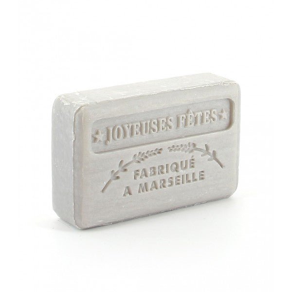 French Marseille Soap Christmas Silver Parfum Festif (Festive Scent) 125g - FouFour - Savon de Marseille - Bar Soap - Eco Natural Products