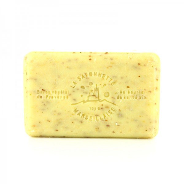 French Marseille Soap Citron Broye (Crushed Lemon) 125g - FouFour - Savon de Marseille - Bar Soap - Eco Natural Products