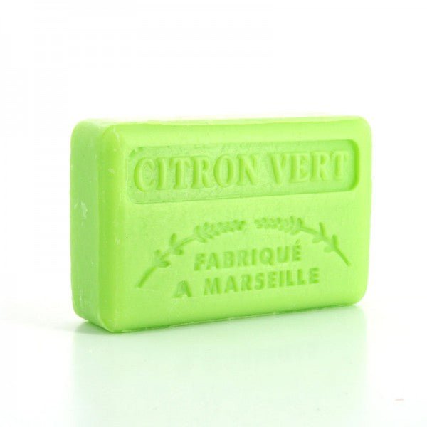 French Marseille Soap Citron Vert (Lime) 60g - Eco Natural Products - FouFour - Savon de Marseille - Bar Soap