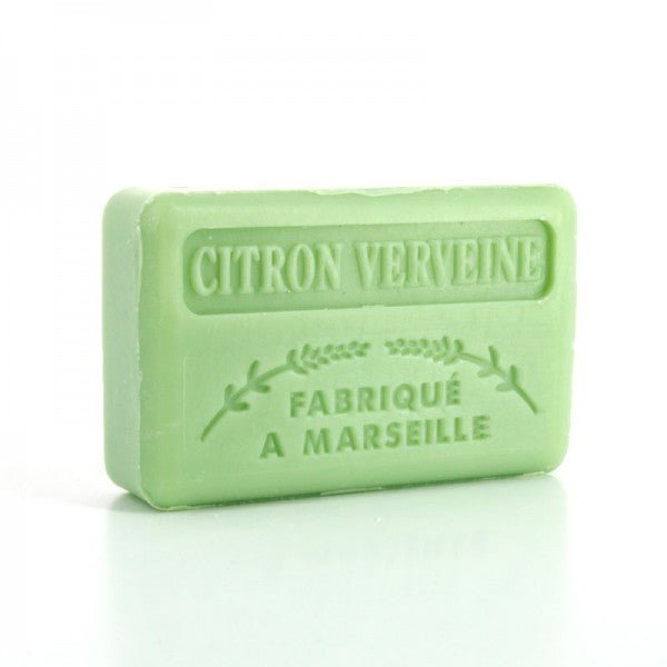 French Marseille Soap Citron verveine (Lemon verbena) 125g - FouFour - Savon de Marseille - Bar Soap - Eco Natural Products